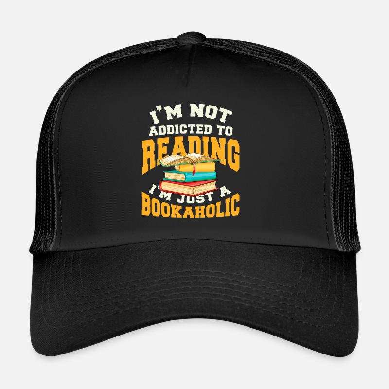 Buch - Trucker Cap - Schwarz/Schwarz