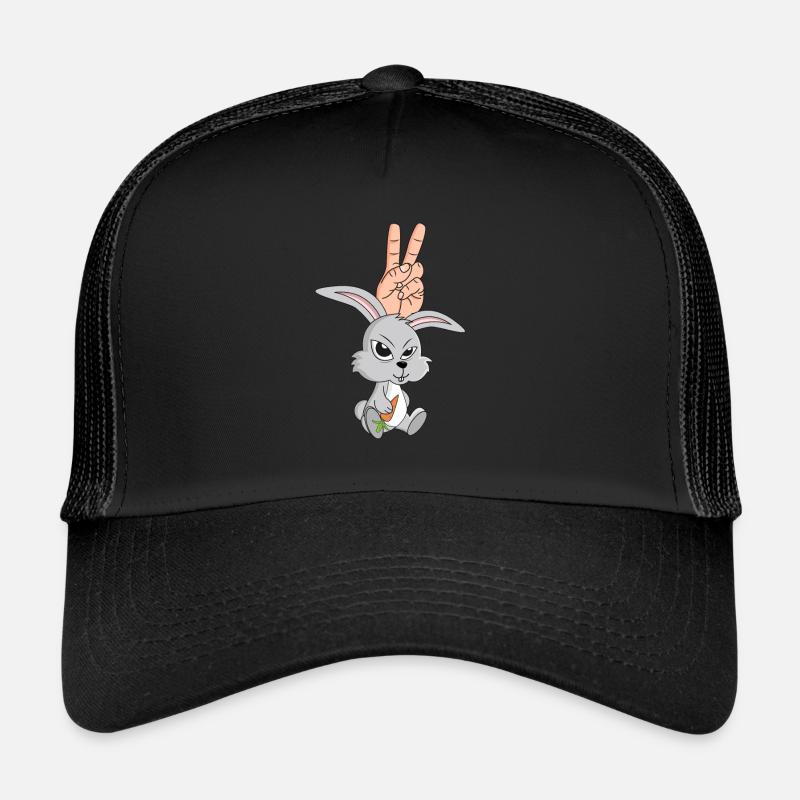 , rabbit or rabbit ear what the hell Easter Trucker Cap