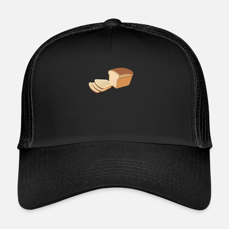 Bread write bread Toast bread - Trucker Cap - black/black