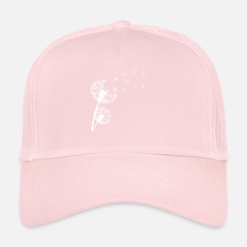 Pissenlit avec un sourire heureux Casquette trucker 