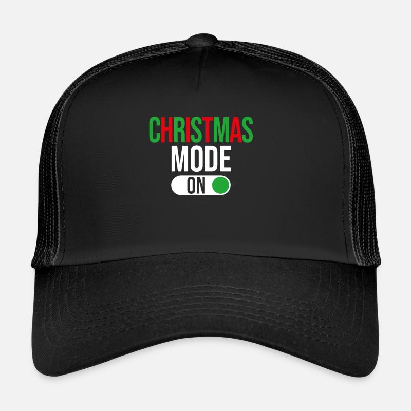 Christmas Mode On, noël Casquette trucker 