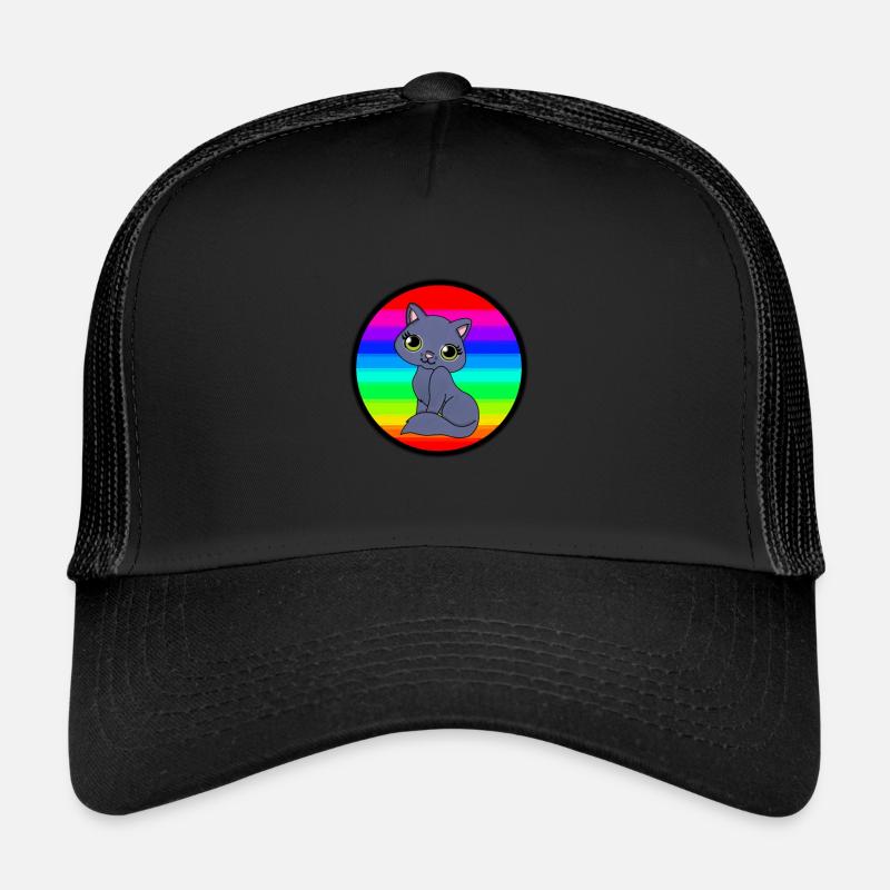Katze im coolen Hintergrund Trucker Cap
