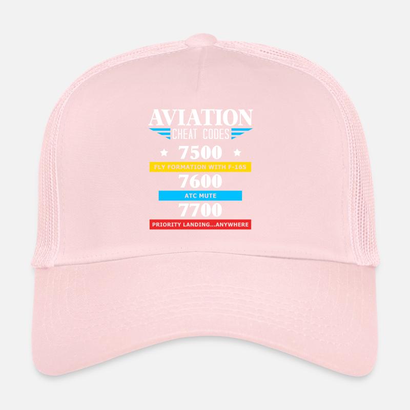 Aviation Cheat Codes Geschenk, Aviation Geschenk, Trucker Cap