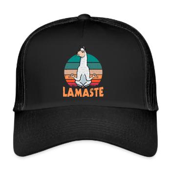Lamama - yoga mat yoga poison - Casquette trucker  - noir/noir - Devant