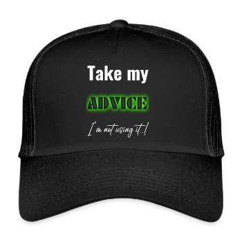 Funny Funny Funny Funny Funny Funny Funny - Trucker Cap - black/black - Front