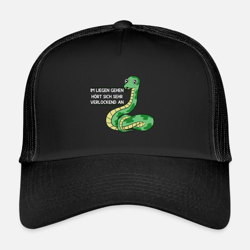 Cadeau d'éleveur de serpent Casquette trucker 