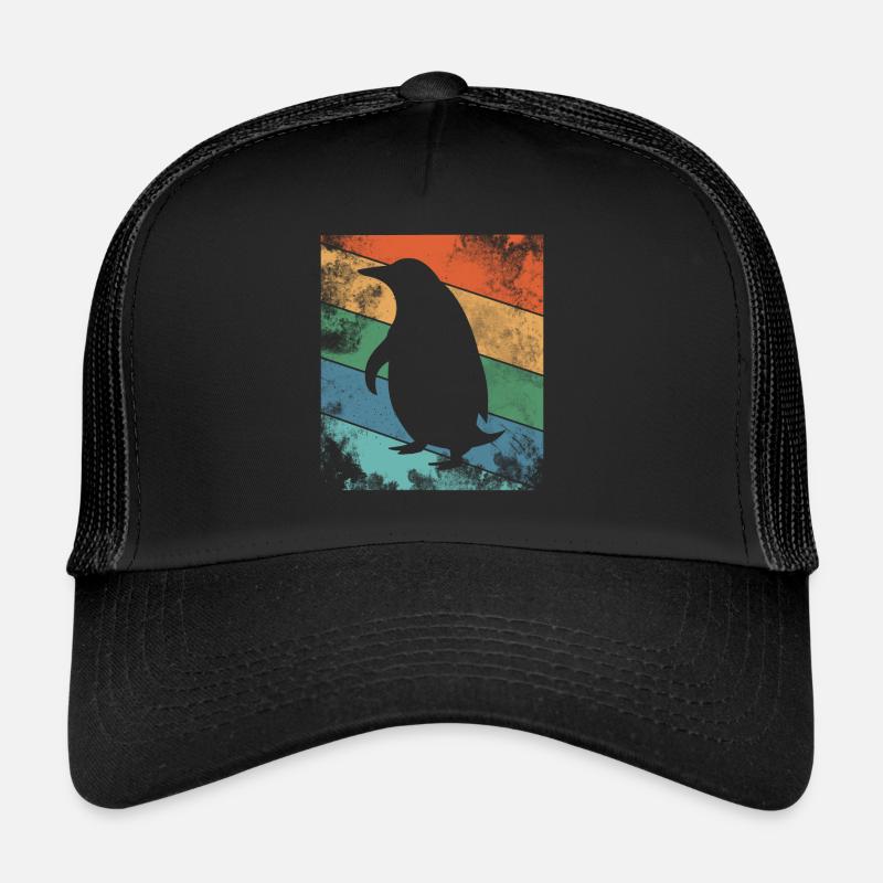 Rétro Pingouin Coloré Casquette trucker 