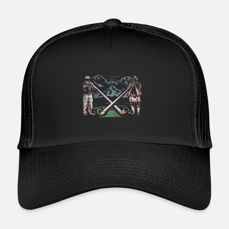 Alpes de cor des Alpes Casquette trucker 