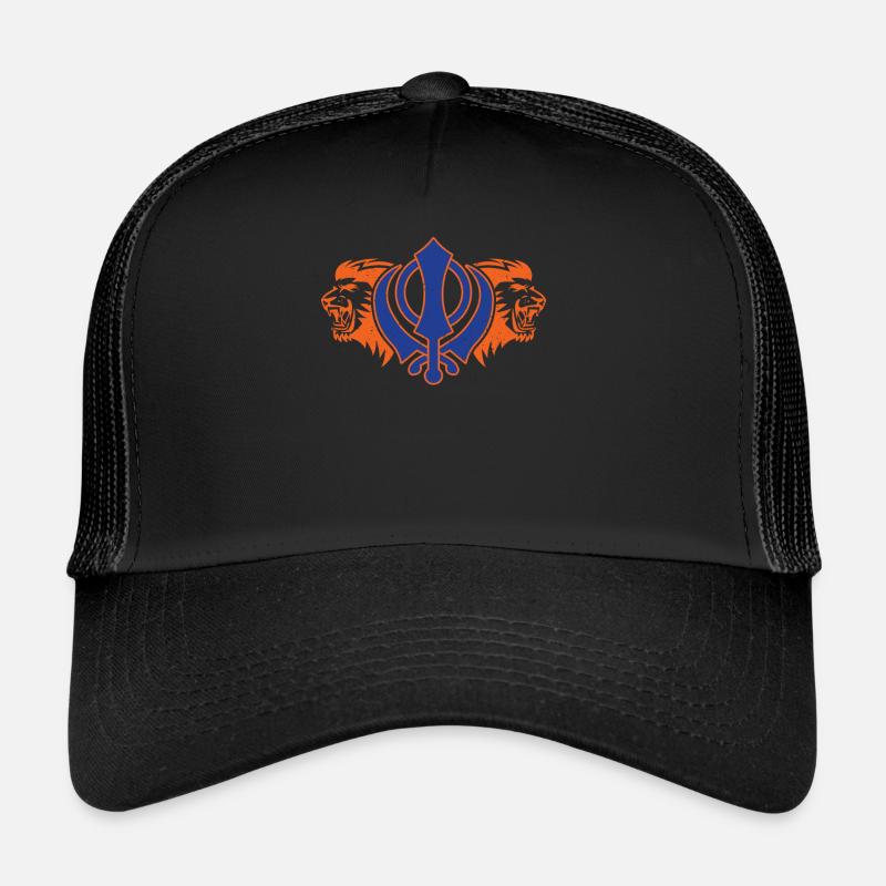 Khanda lions kaur punjabi - sikhism sikh gift Trucker Cap