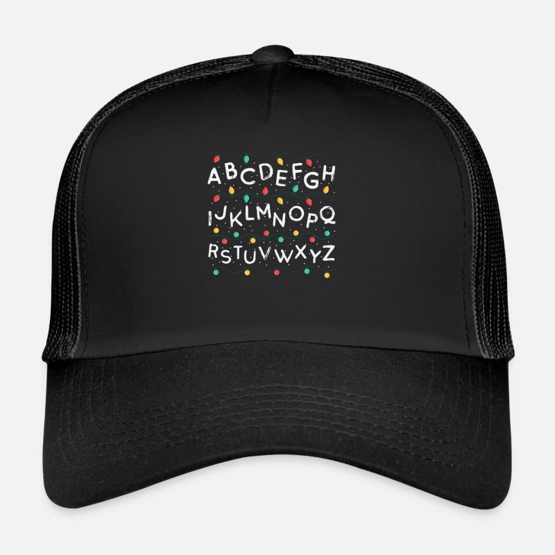 Funny ABC Alphabet Christmas Teacher Poison Casquette trucker 