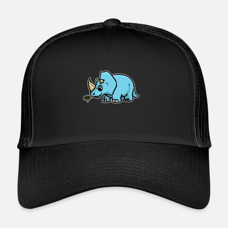 Dinosaure Dino Triceratops Casquette trucker 