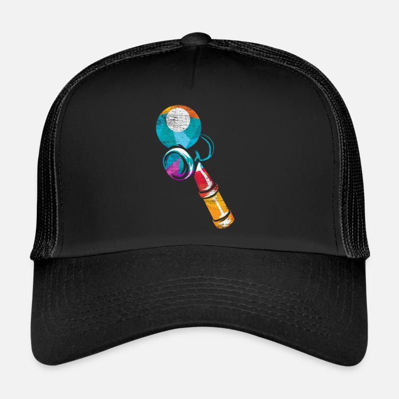 Kendama - Trucker Cap - Schwarz/Schwarz