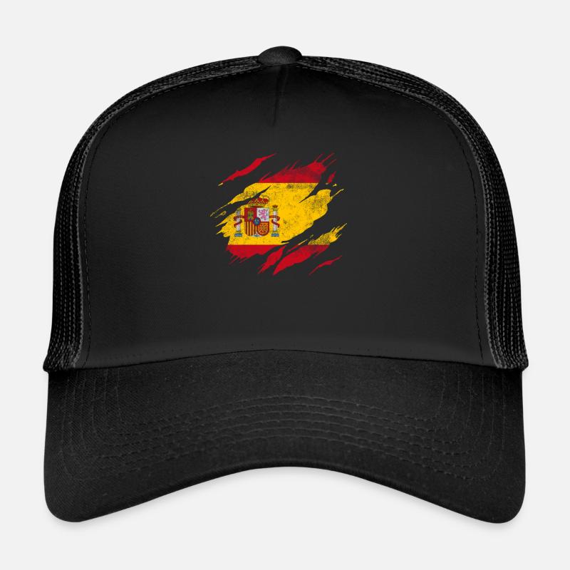 Espagne Drapeau Casquette trucker 