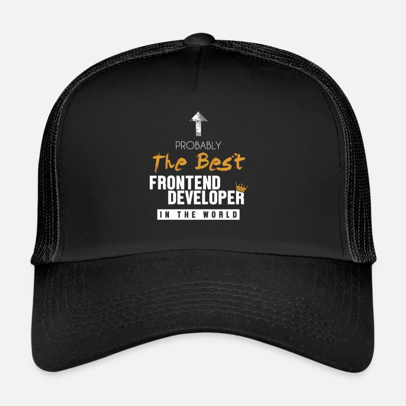 Best Frontend Developer World Engineer Software Trucker Cap