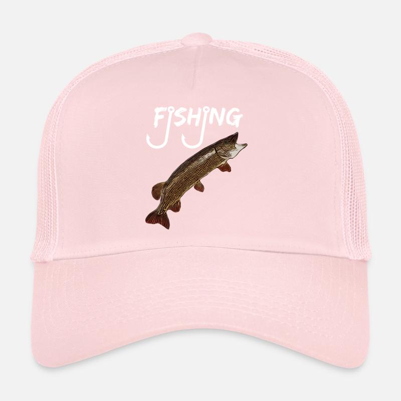 Pêche Pêche avec hameçons Casquette trucker 