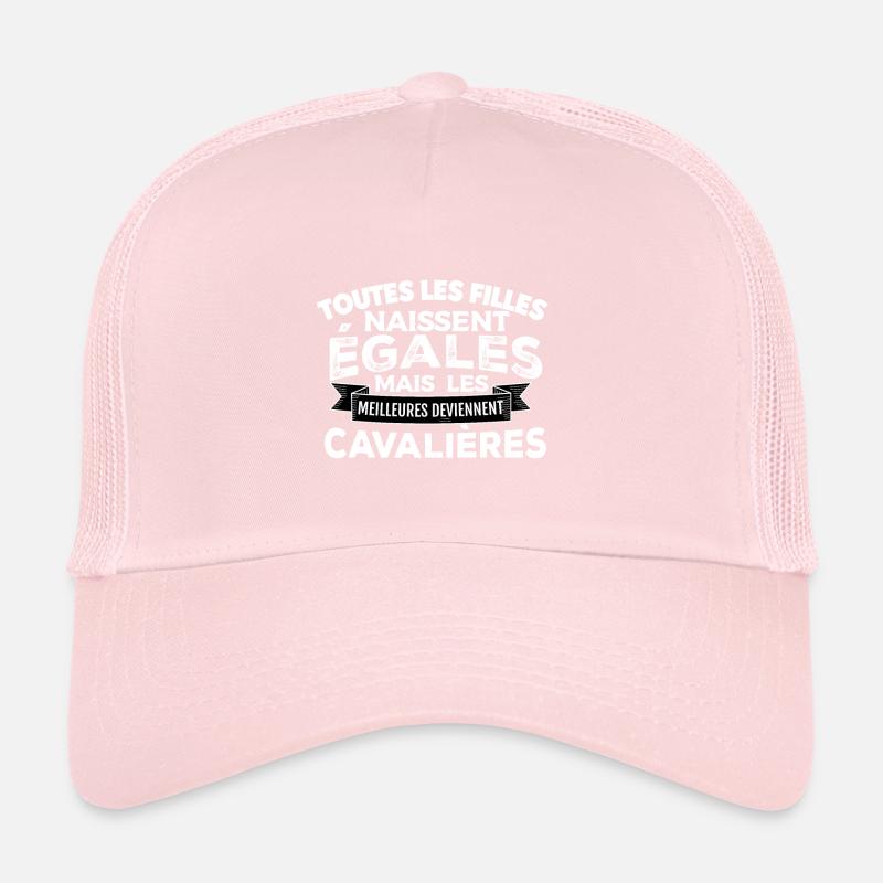 Les meilleures filles deviennent cavalières Casquette trucker 