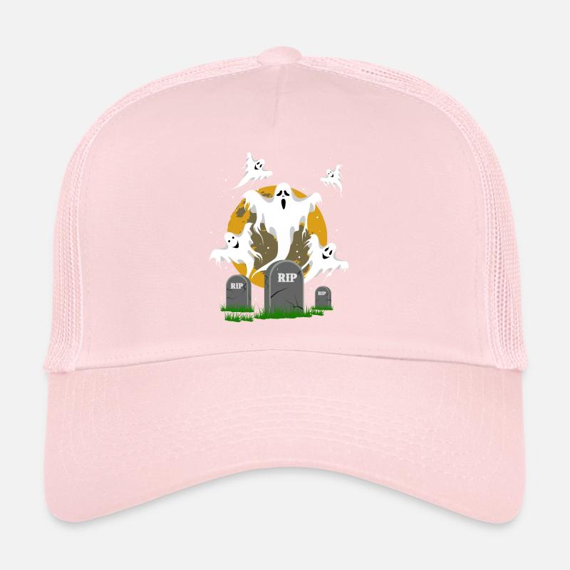 Halloween ghosts Trucker Cap