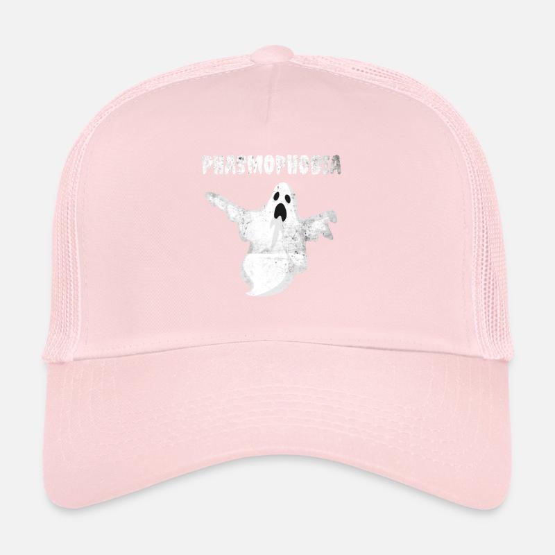 Heure de sorcellerie de la phasmophobie Halloween effrayant Casquette trucker 
