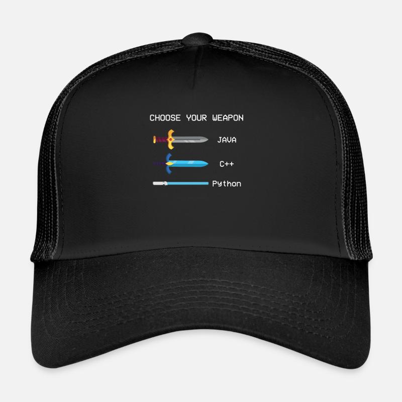 choose your weapon programming languages computer science Trucker Cap