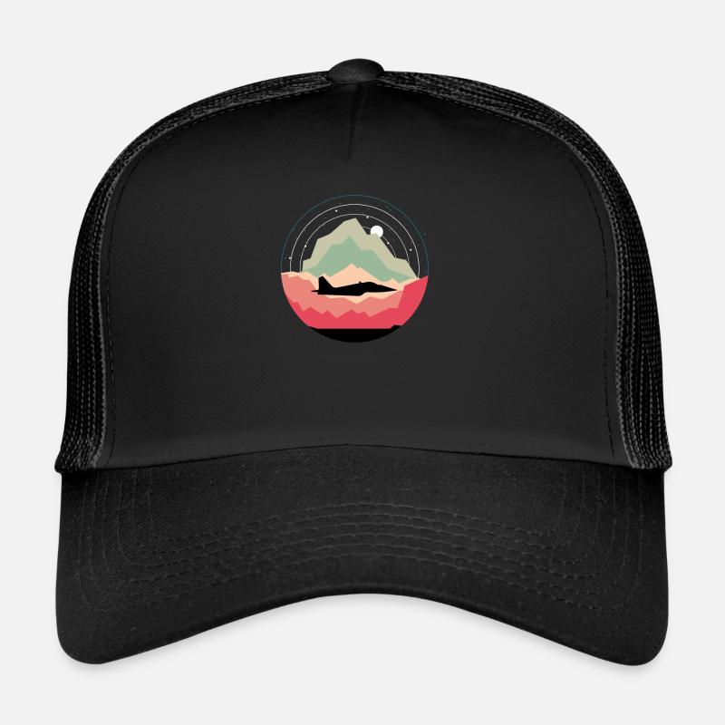 Jet Unique Jet Design Trucker Cap