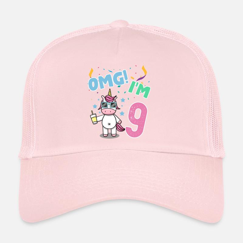 OMG I AM 9 Trucker Cap