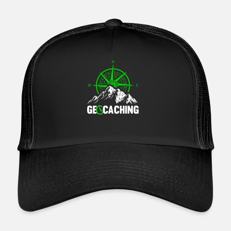 Cadeau Geocaching Cache Radar GPS Geocacher Casquette trucker 