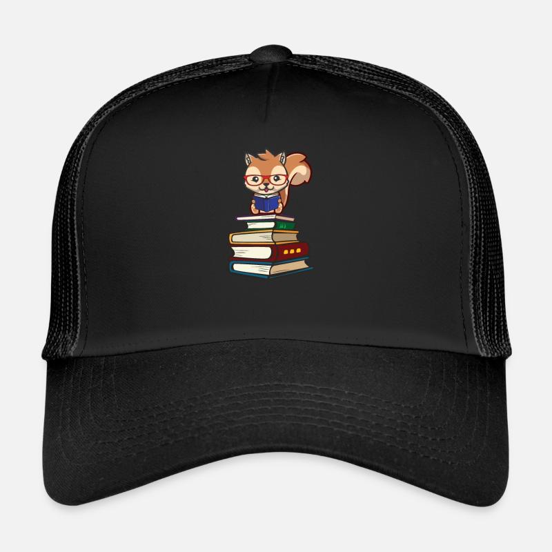 Eichhörnchen - Trucker Cap - Schwarz/Schwarz