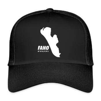 Fano Fanö dänische Inseln - Trucker Cap - Schwarz/Schwarz - Vorne