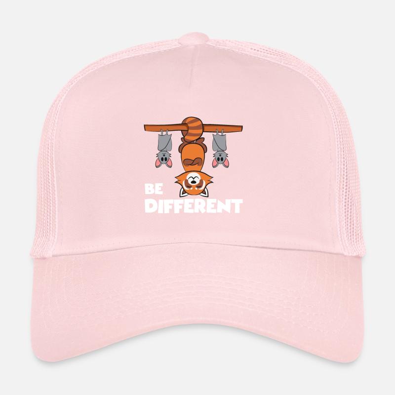 Kawaii Red Panda Be Different Trucker Cap