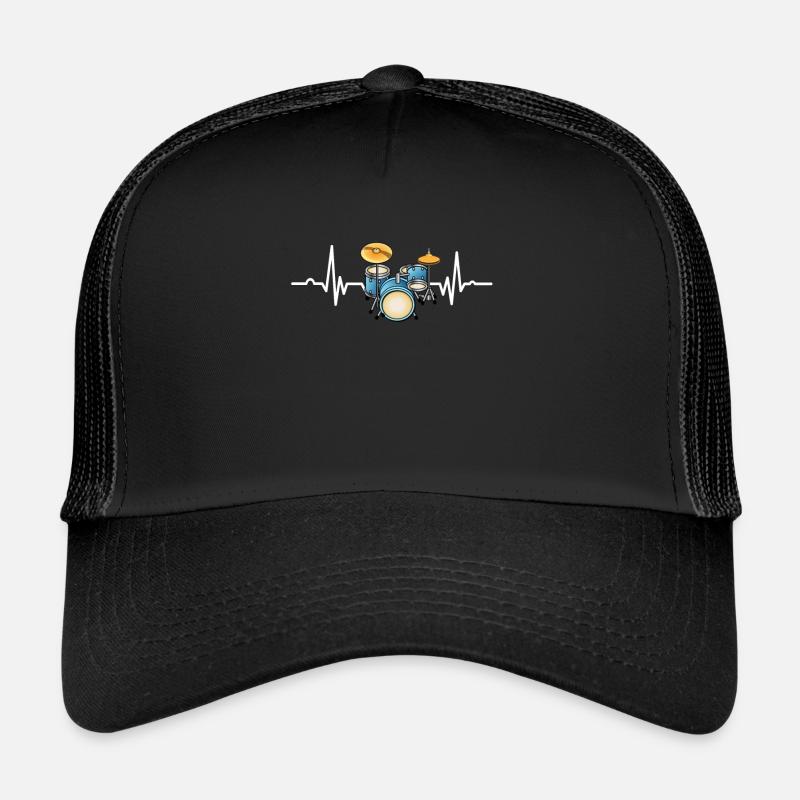 Drums - Trucker Cap - black/black