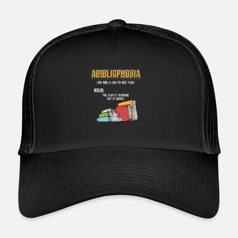 Bookworm Funny Nerd Geek Bookworm Library Trucker Cap
