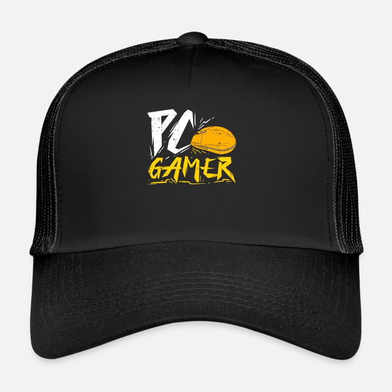 PC gamer, desktop gamer - Trucker Cap - black/black