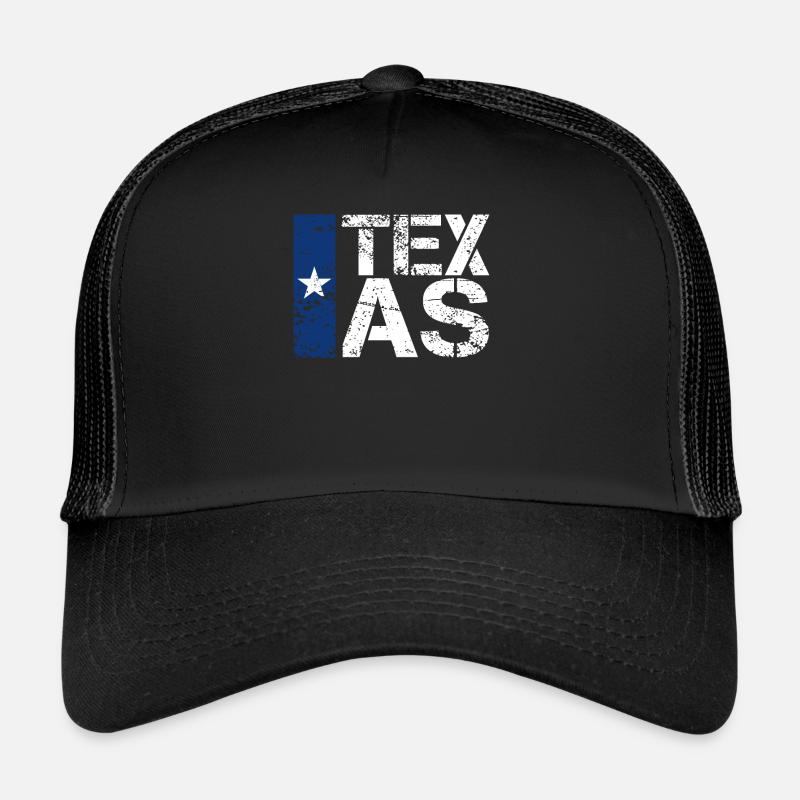 Texas - Trucker Cap - Schwarz/Schwarz