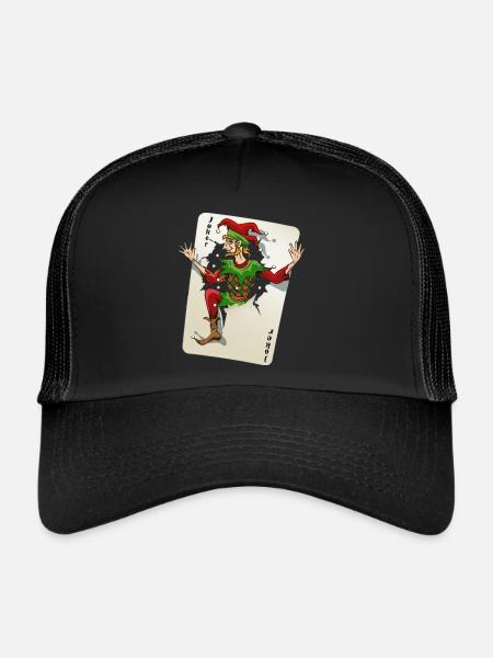 JOKER - Casquette trucker  - noir/noir - Devant