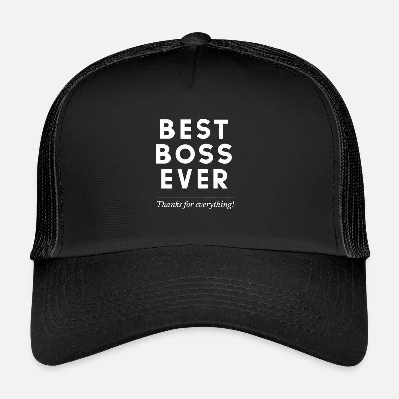 Bester Boss Ever Manager Boss CEO Geschenk Lady Male Trucker Cap