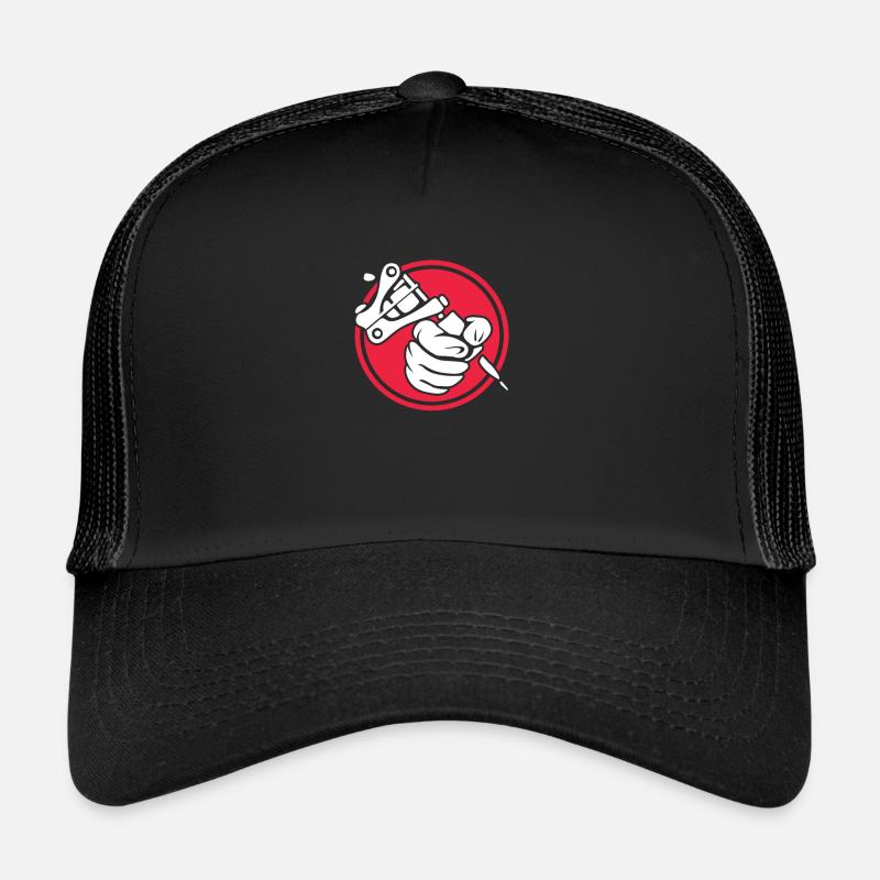 Tätowierer - Trucker Cap - Schwarz/Schwarz
