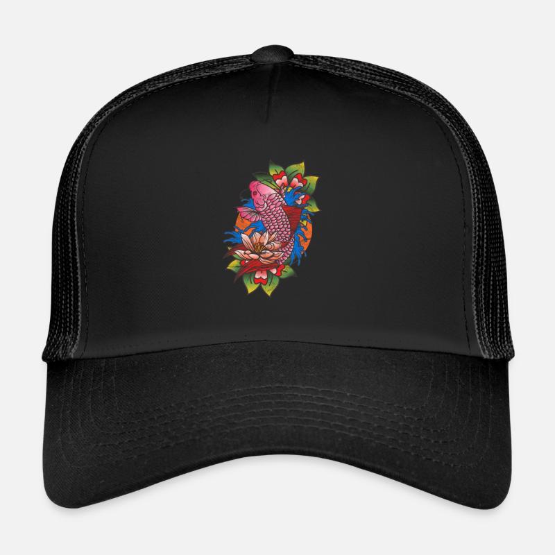 Tattoo tattooed tattoos tattoo koi gift Trucker Cap