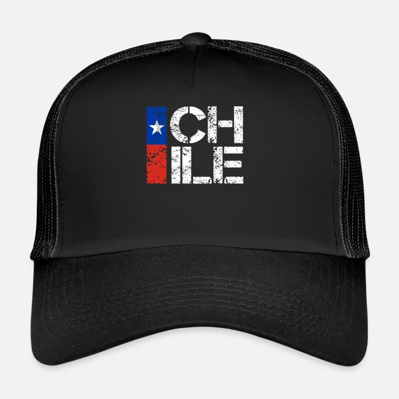 Chile - Trucker Cap - Schwarz/Schwarz