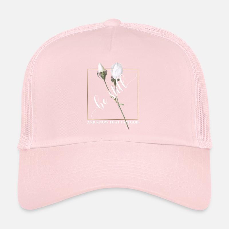 Sei still und wisse, dass ich Gott Flagge bin Trucker Cap