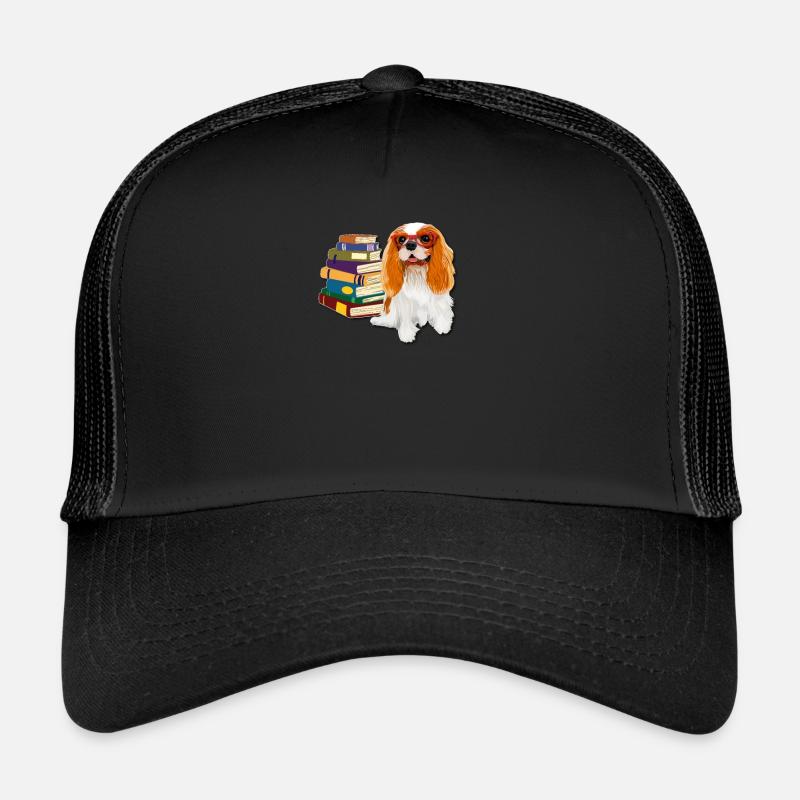 Cavalier King Charles Spaniel - Casquette trucker - noir/noir