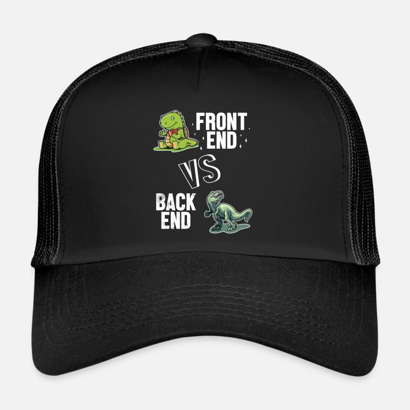 Frontend vs. Backend Developer Full Stack Trucker Cap