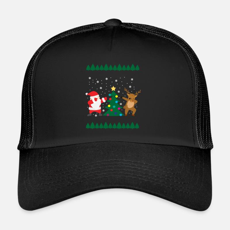 Dabbing Weihnachtsmann Weihnachten Rentier Trucker Cap