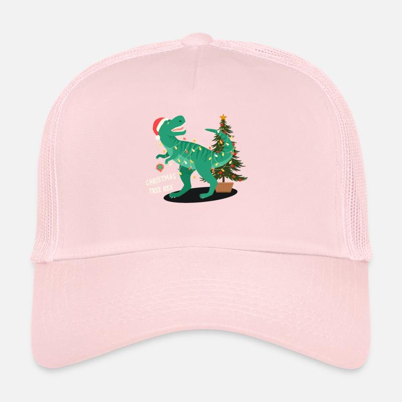 Christmas Tree Rex Weihnachtsbaum T-Rex Design Trucker Cap