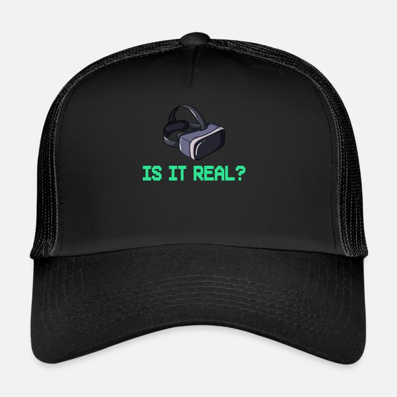 VR Virtual Reality Glasses Virtual Reality - Trucker Cap - black/black