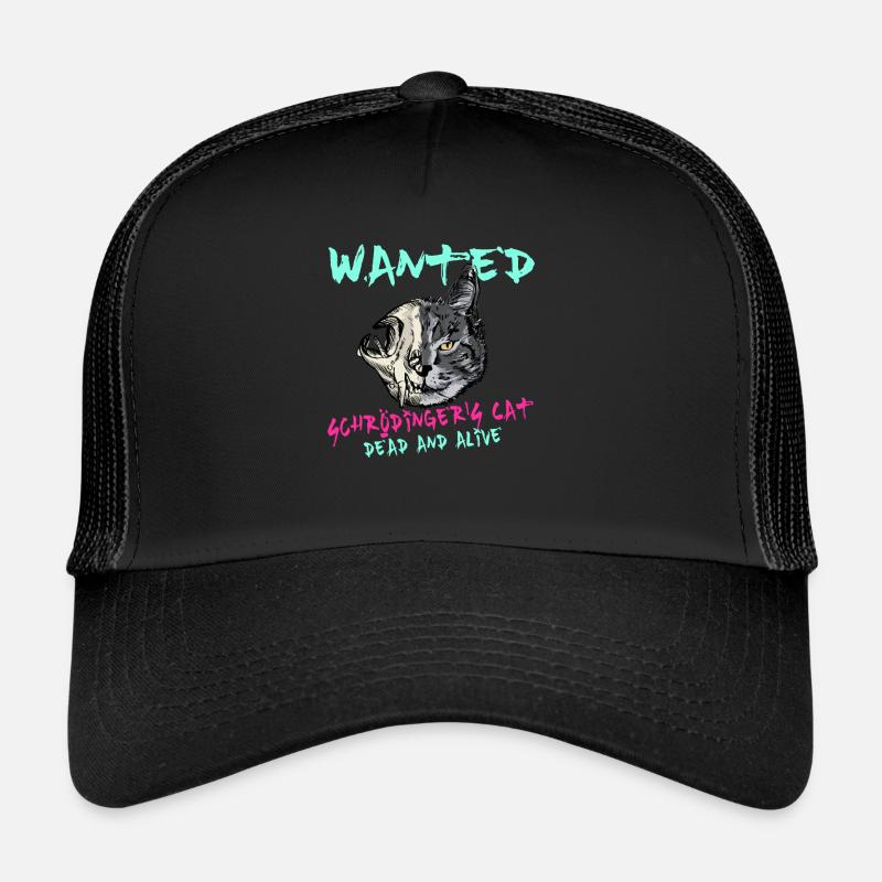 Physique des chats de Schrödinger Les geeks des chats de Schrödinger Casquette trucker 