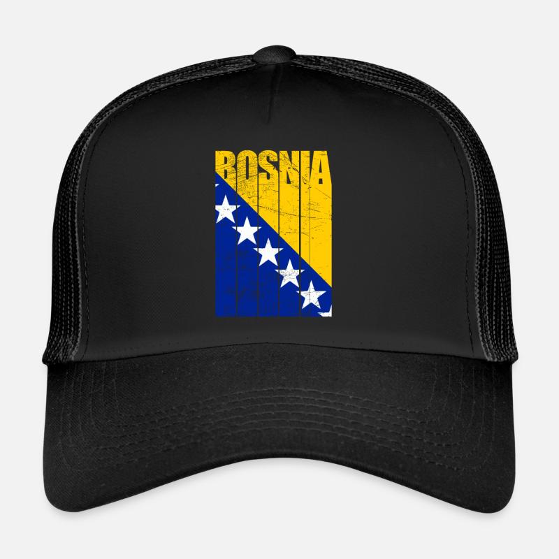 Bosnia flag Trucker Cap