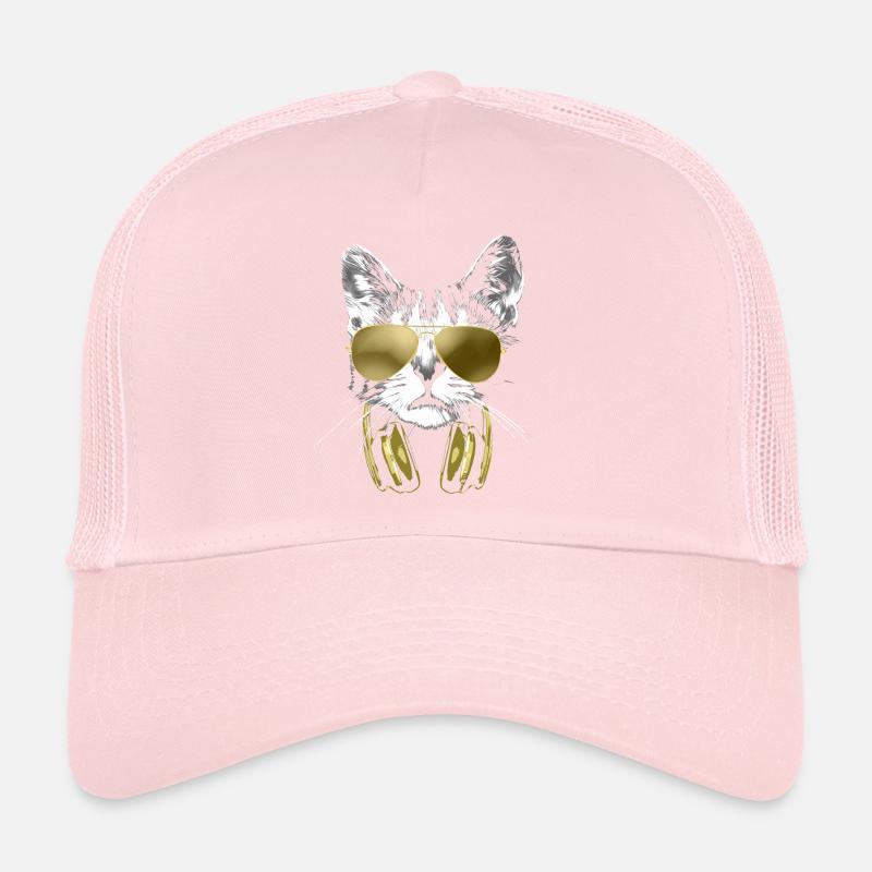 Dj Cat Bling Casquette trucker 