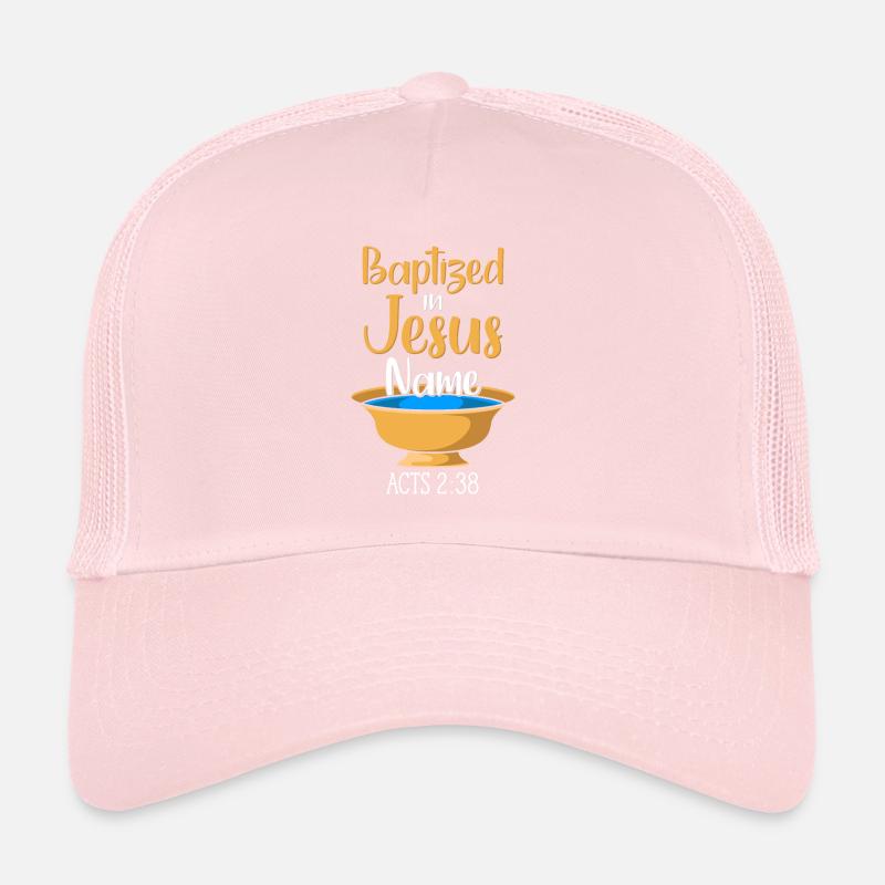 CHRISTIAN BAPTISME Baptême Baptist 2:38 Casquette trucker 
