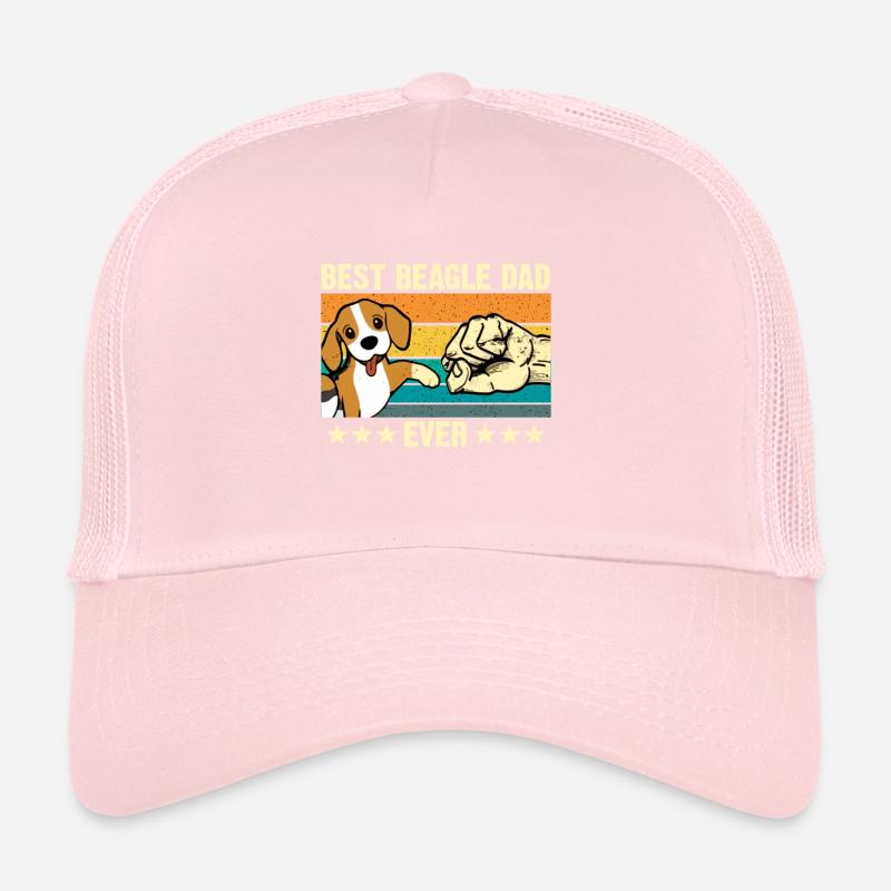 Bester Beagle Dad Beagle Hund Retro HundeVater Trucker Cap