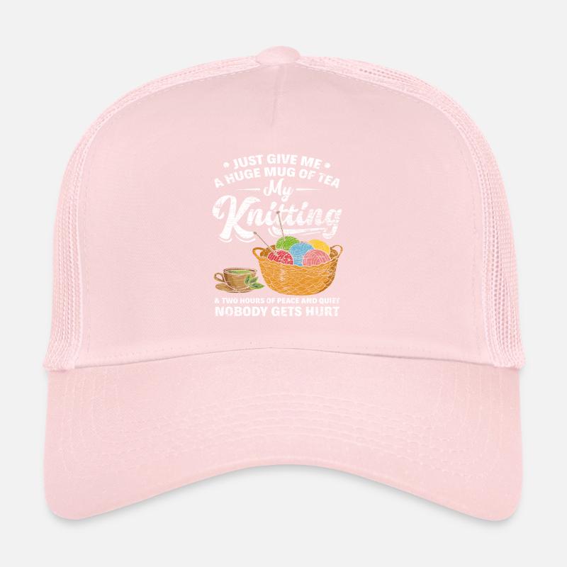 Knitting tea Trucker Cap